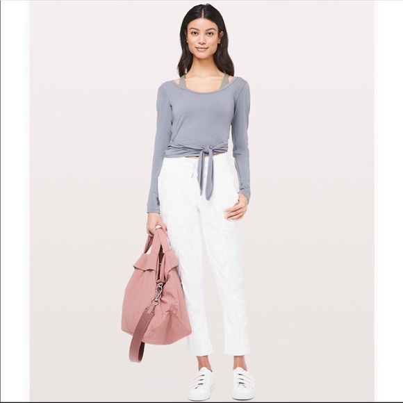 Lululemon Street To Studio Pant White 4 - Picture 1 of 9